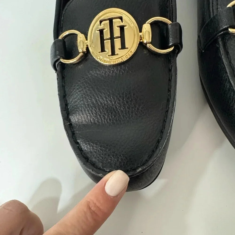 Tommy Hilfiger Harmeni Loafers - Womens Moccasins Shoes sz 9 1/2 - Picture 4 of 9